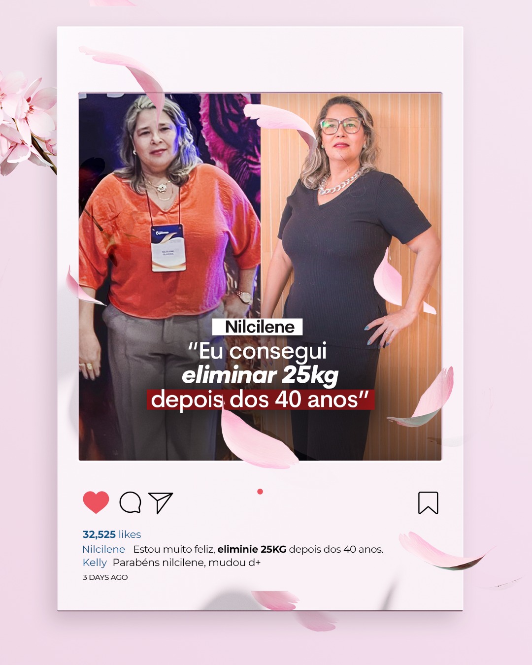 Criativo da Emagrecentro, Depoimento real