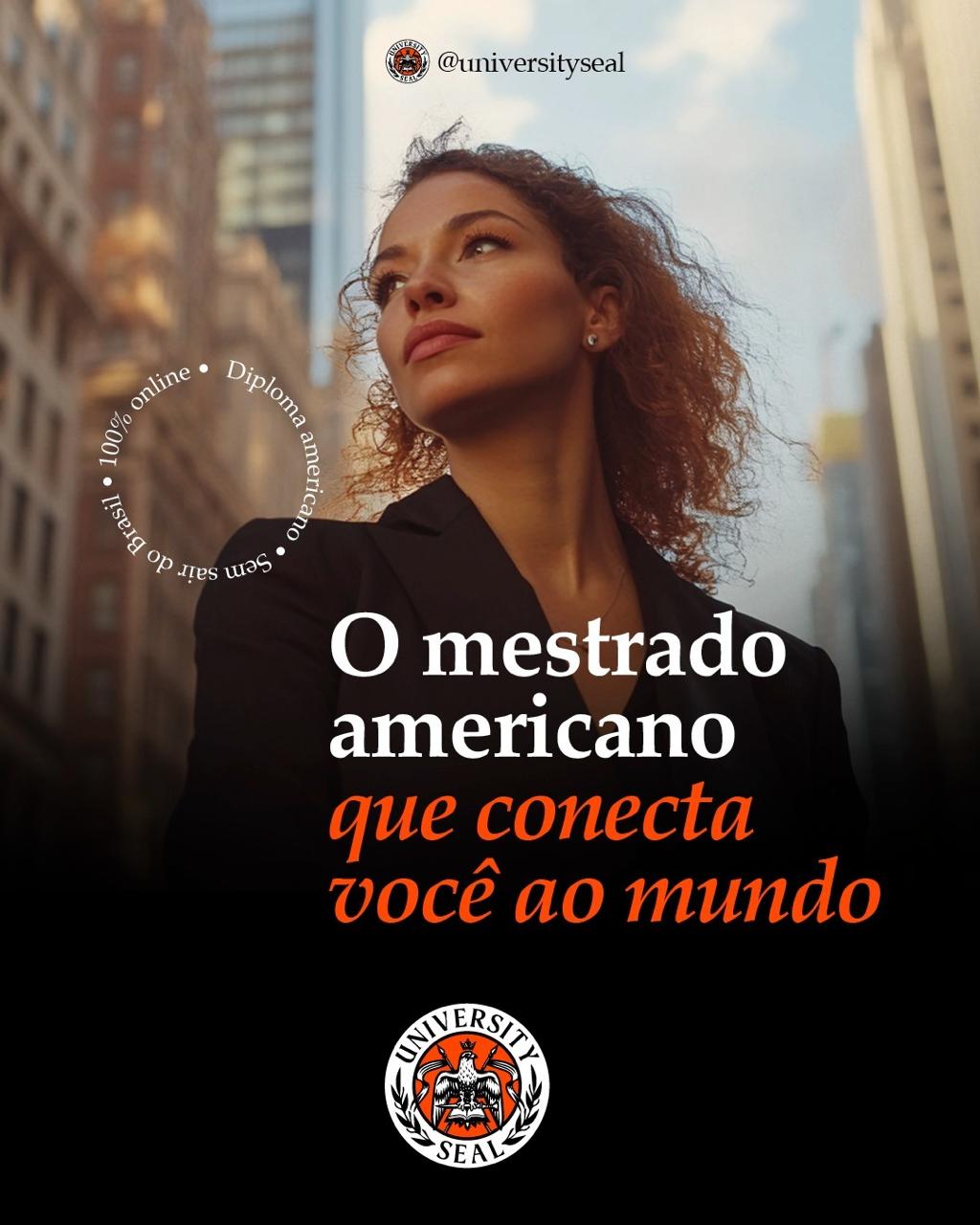 Criativo da University Seal, Mestrado Americano Online